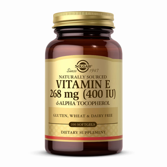 Solgar Vitamin E 268 mg (400 IU) - 100 Softgels bottle