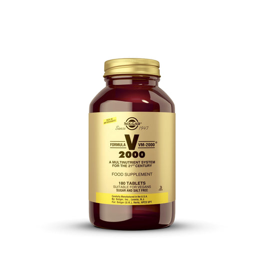 Solgar VM-2000 multinutrient system bottle - front view