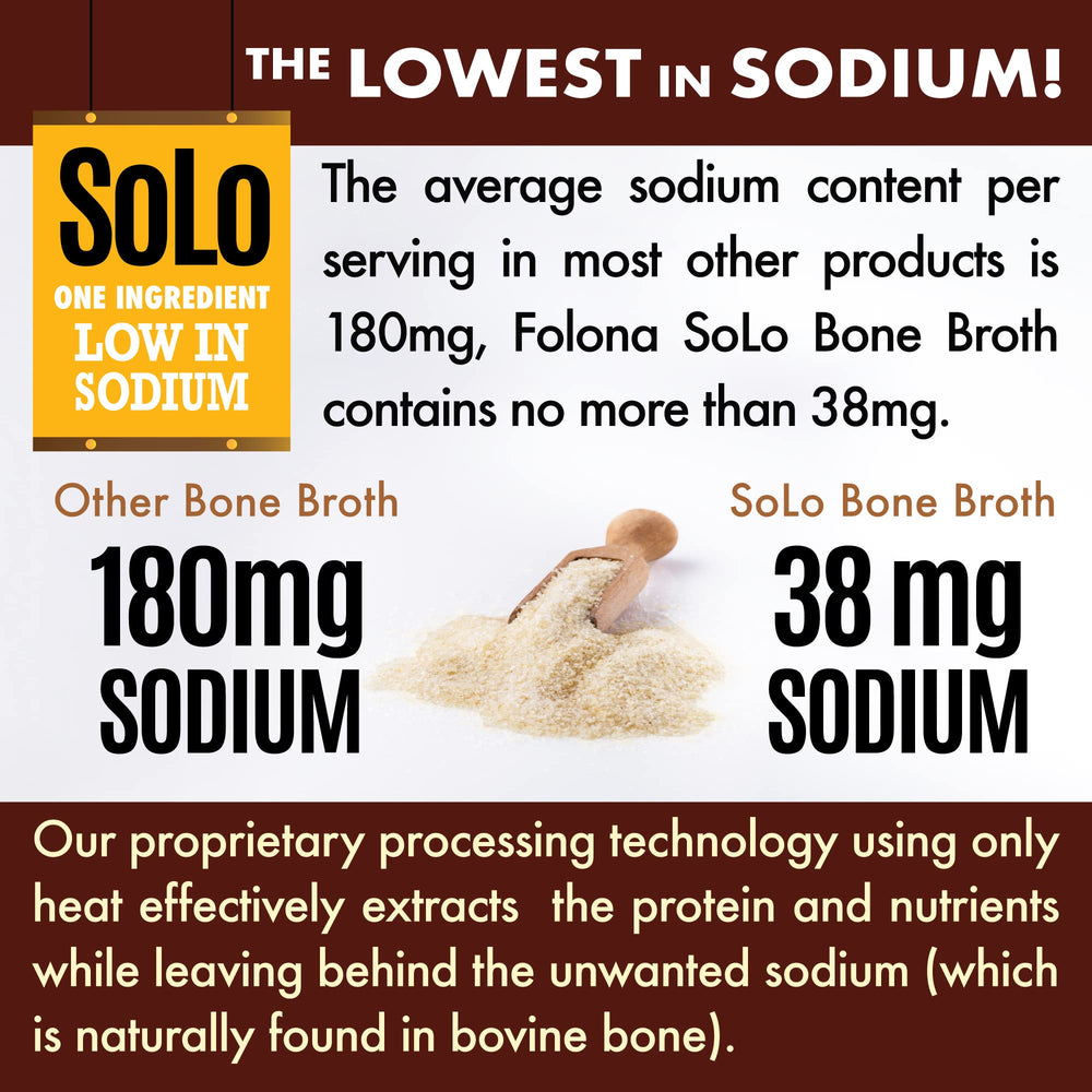 Low sodium per serving label