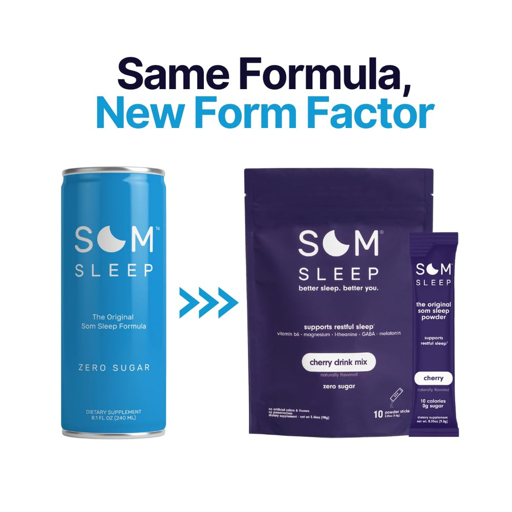 L-Theanine and GABA ingredients for Som Sleep