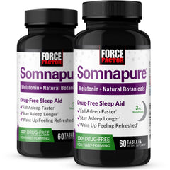 Somnapure sleep aid bottle with packaging