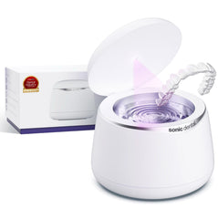 Sonic Pro Dental Cleaning Pod Pearl White – front view