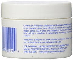 Salve soothing burns, sunburns, rashes and dry skin