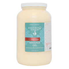 Soothing Touch Deep Tissue Massage Gel 128 Ounce with Cayenne, Cinnamon and White Camphor