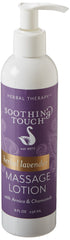 Soothing Touch Herbal Lavender Lotion 8 oz bottle on white background