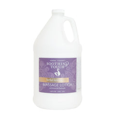 Soothing Touch Herbal Lavender Lotion 1 Gallon with Aloe, Almond Oil and Vitamin E