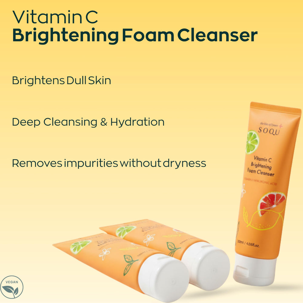 SOQU cleanser foam texture demonstrates gentle lather ideal for daily cleansing