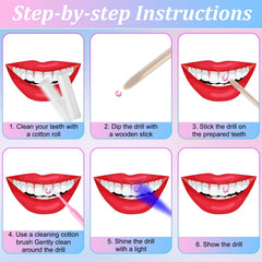 Easy-to-use tooth gem kit for at-home DIY