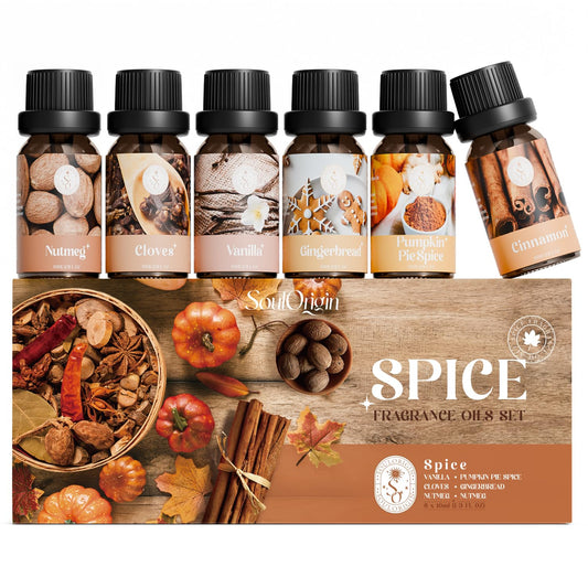 Soulorigin Autumn Spice Essential Oils Set – Cinnamon bottle