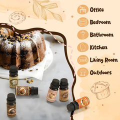 Cinnamon Rolls fragrance oil bottle from Soulorigin Bakery Set