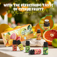 Lime essential oil bottle from Soulorigin Citrus Oils Set