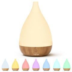 SOULORIGIN Ultrasonic Essential Oil Diffuser with auto shut-off and 8-color night light