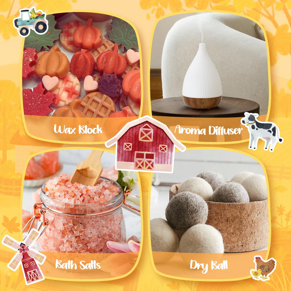 Diffuser with Cozy Cabin fragrance oils for autumn ambiance