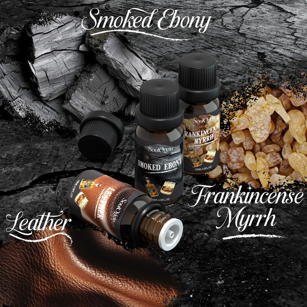 Cedar fragrance oil bottle from Soulorigin Gentleman set