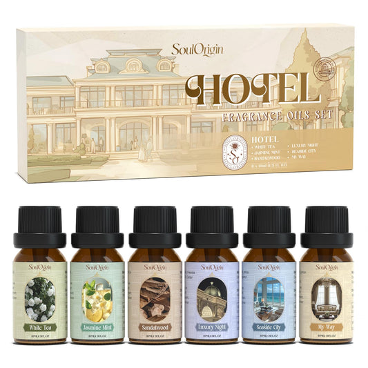 Soulorigin Hotel Fragrance Oils Set packaging