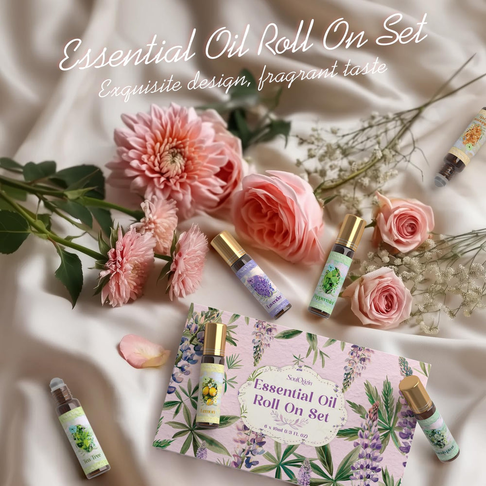 Lavender essential oil bottle