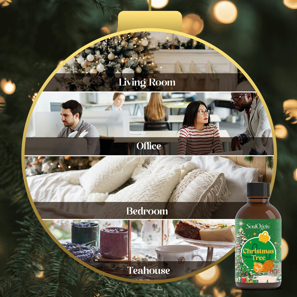 DIY candles and crafts using Christmas tree essential oil
