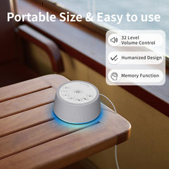 SoundLegend five-timer options enable gradual fade-outs for restful evenings.