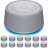 SoundLegend Sleep White Noise Machine with 32-level volume for customizable sound masking.
