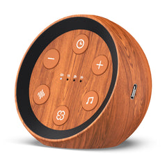 SoundMe sleep machine front view with compact bedside design for easier sleep setup.