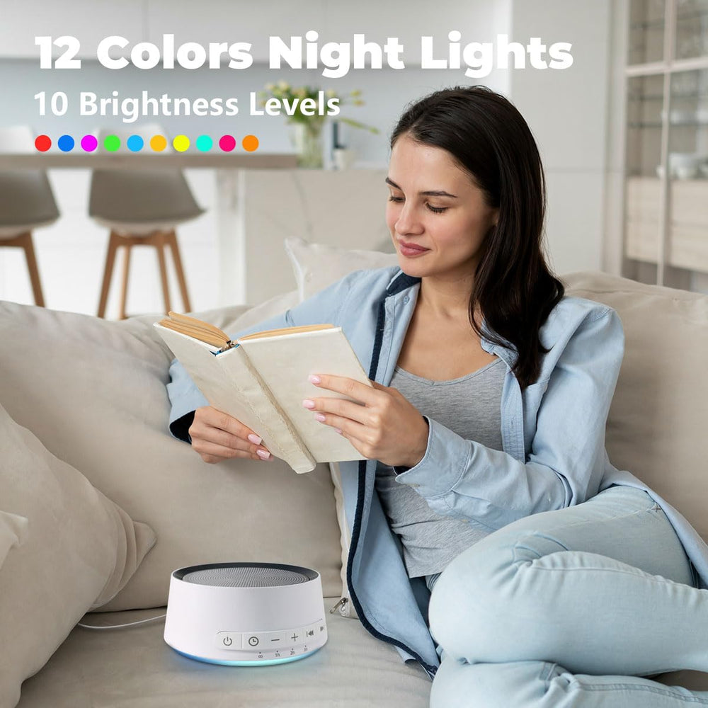 SoundMe brightness control demonstrating adjustable glow for night care
