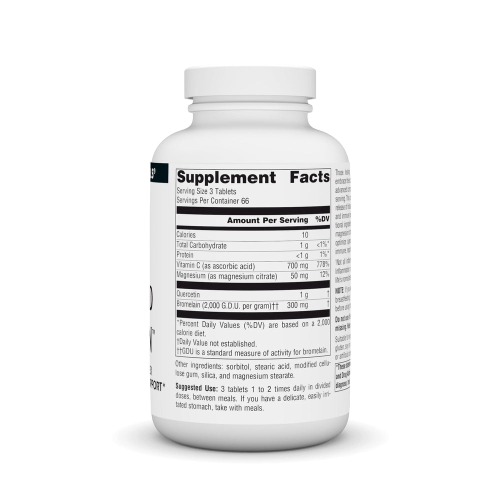 Close-up of Activated Quercetin tablets