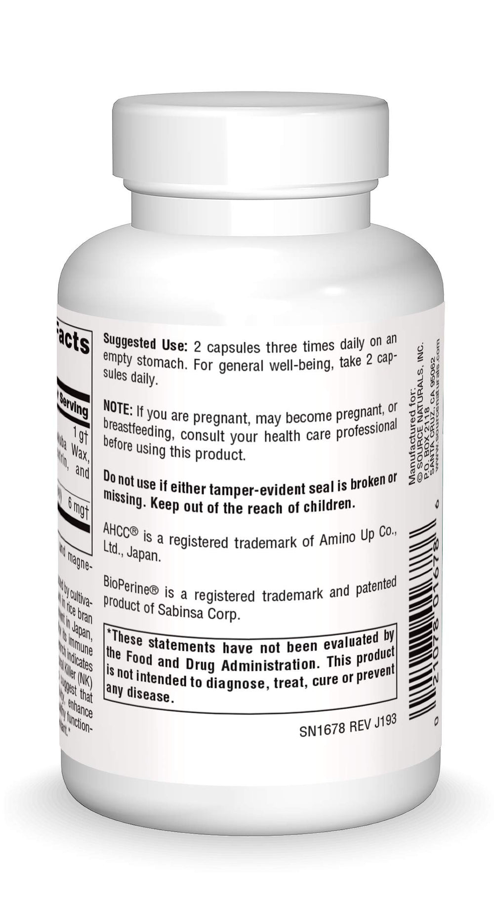AHCC capsules close-up