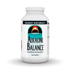 Front view of Source Naturals Alkaline Balance bottle - 240 tablets