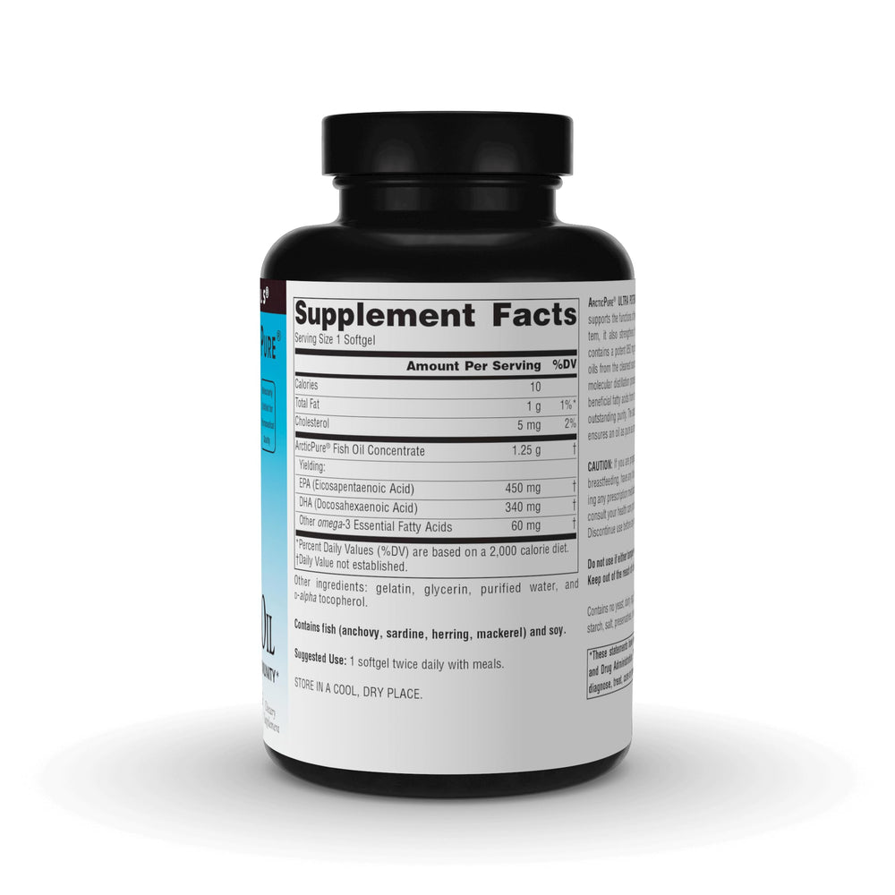 Close-up of omega-3 softgel capsules