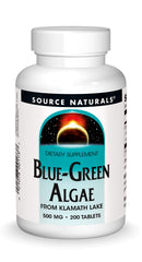 Source Naturals Blue Green Algae Klamath Lake 500 mg per tablet hero image