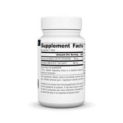 Close-up of Bromelain 500mg 60 tablets bottle