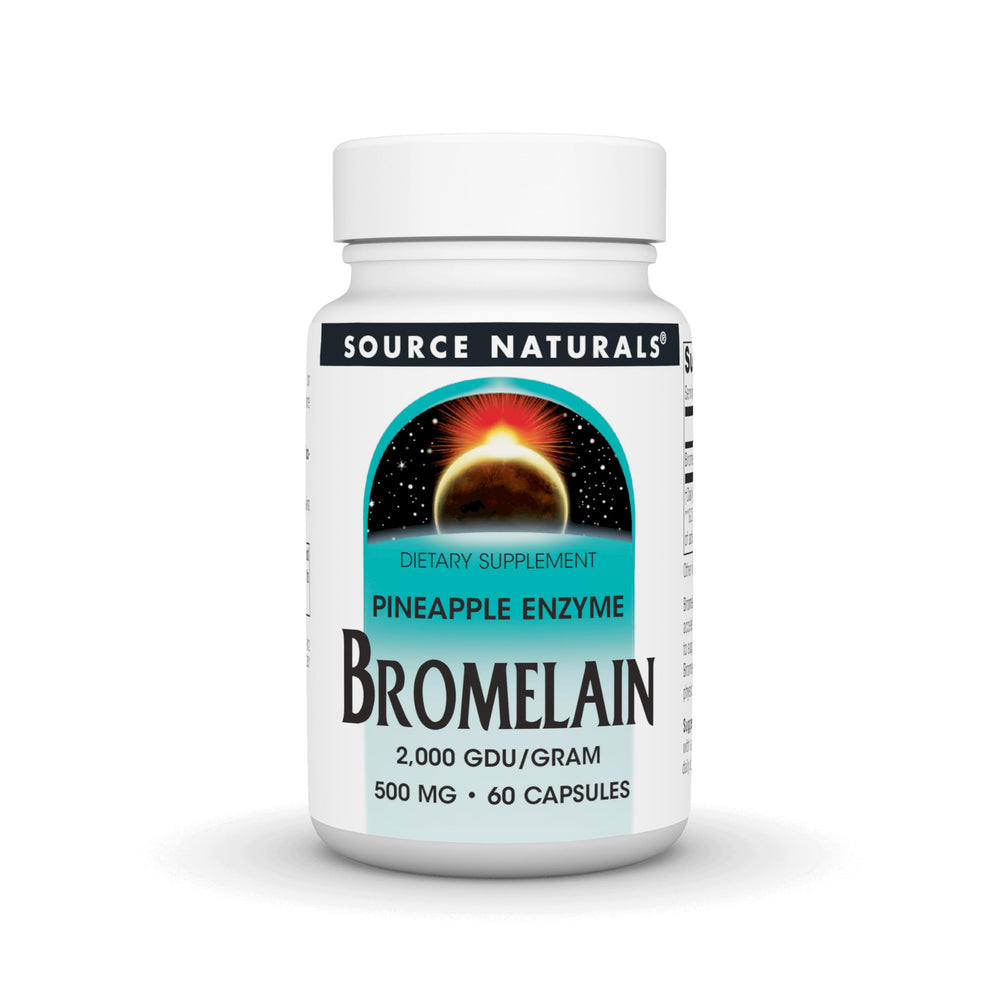 Source Naturals Bromelain bottle with 60 capsules