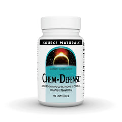 Source Naturals Chem-Defense 90 Orange Lozenges bottle, front view
