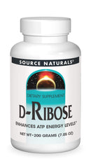 Source Naturals D-Ribose Powder container with 200 grams