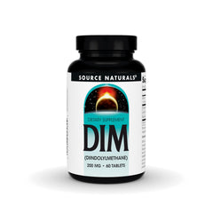 Bottle of Source Naturals DIM 200mg with BioPerine