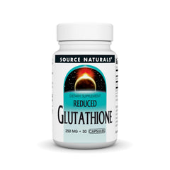 Bottle of Source Naturals Glutathione 250 mg, 30 capsules