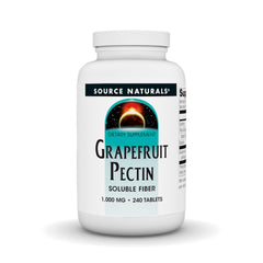 Bottle of Source Naturals Grapefruit Pectin 1000 mg soluble fiber - 240 tablets