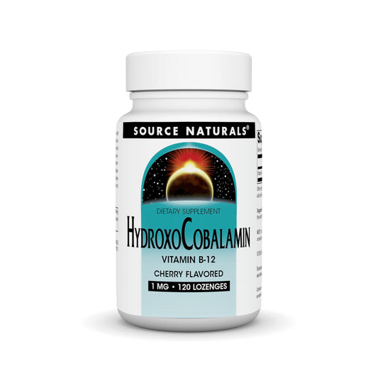Source Naturals HydroxoCobalamin B-12 lozenge bottle