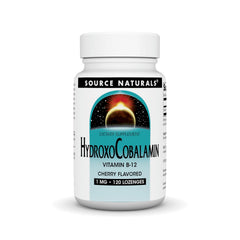 Source Naturals HydroxoCobalamin B-12 lozenge bottle