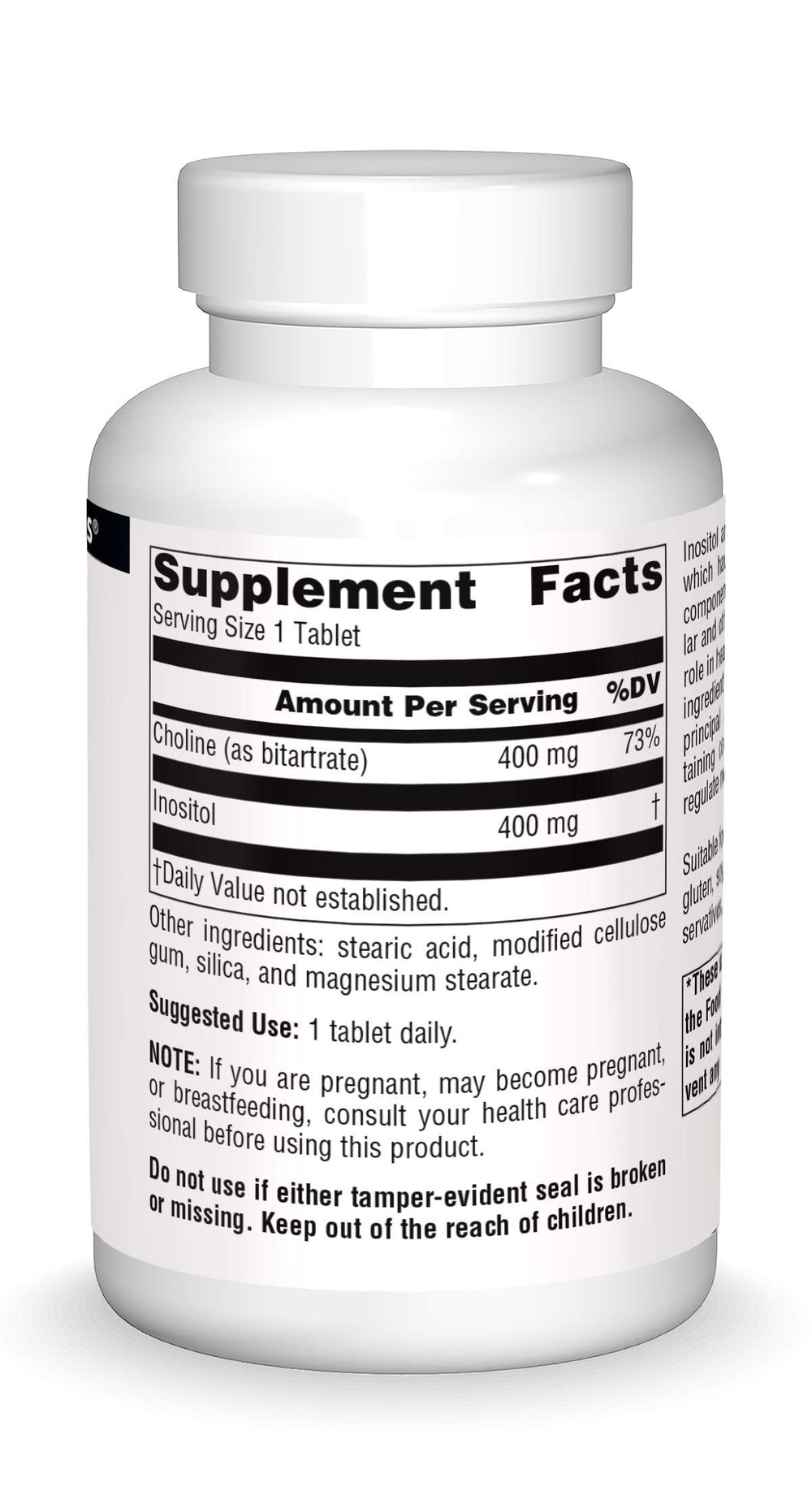 Label highlighting product is free from yeast, dairy, egg, gluten, soy and wheat and artificial additives
