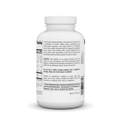 Nutrition facts panel for Source Naturals IP-6 Tablet