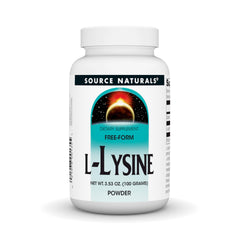 Source Naturals L-Lysine Free-Form Powder 100 g bottle