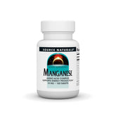 Front view of Source Naturals Manganese 100 tablets bottle
