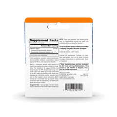 Close-up of NADH product label