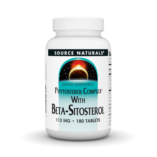 Source Naturals Phytosterol Complex bottle and 180 tablets