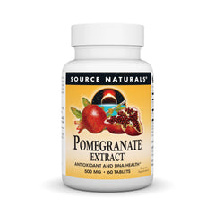 Source Naturals Pomegranate Extract bottle label