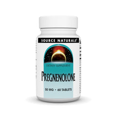 Product bottle of Source Naturals Pregnenolone 50 mg - 60 tablets