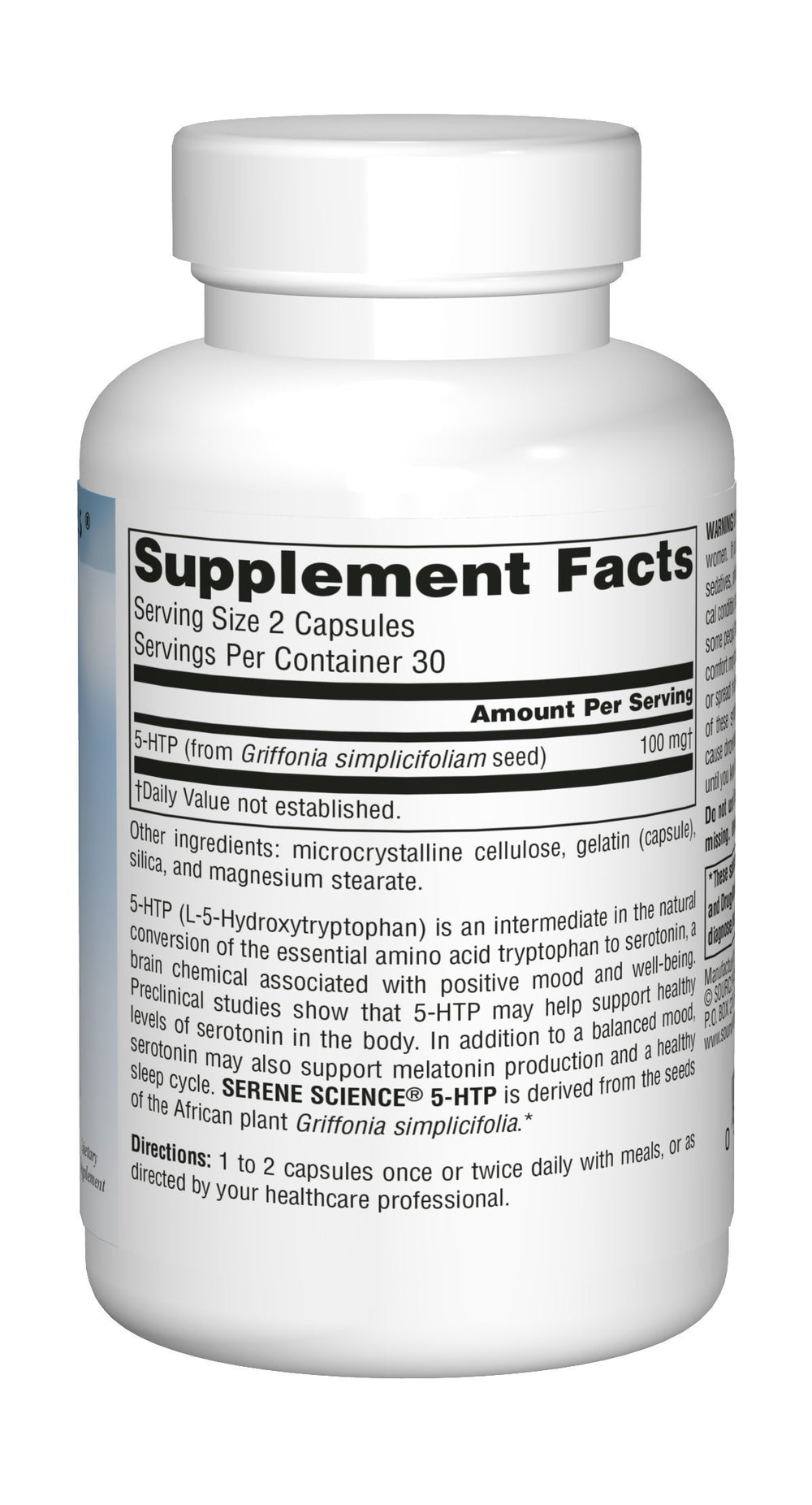 Serene Science product packaging and label