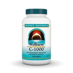 Source Naturals Wellness C-1000 bottle label with immune support