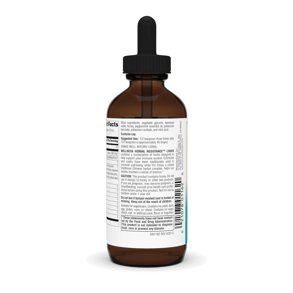Label shows Echinacea, Coptis and Yin Chiao ingredients
